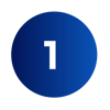 Icon for number 1 Icon for number 1